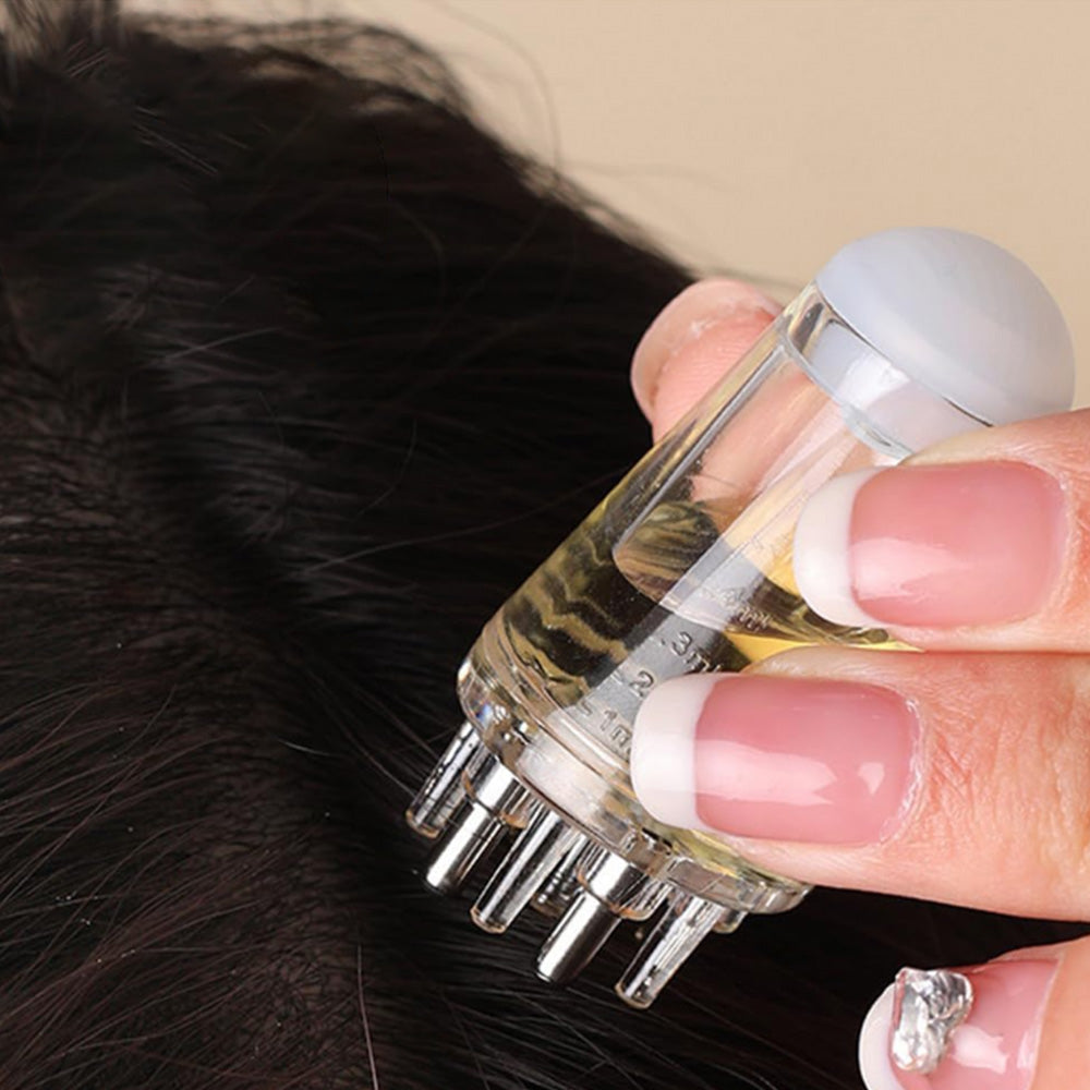 6ML Scalp Applicator Liquid Guiding Hair Growth Comb Serum Oil Apply Massager