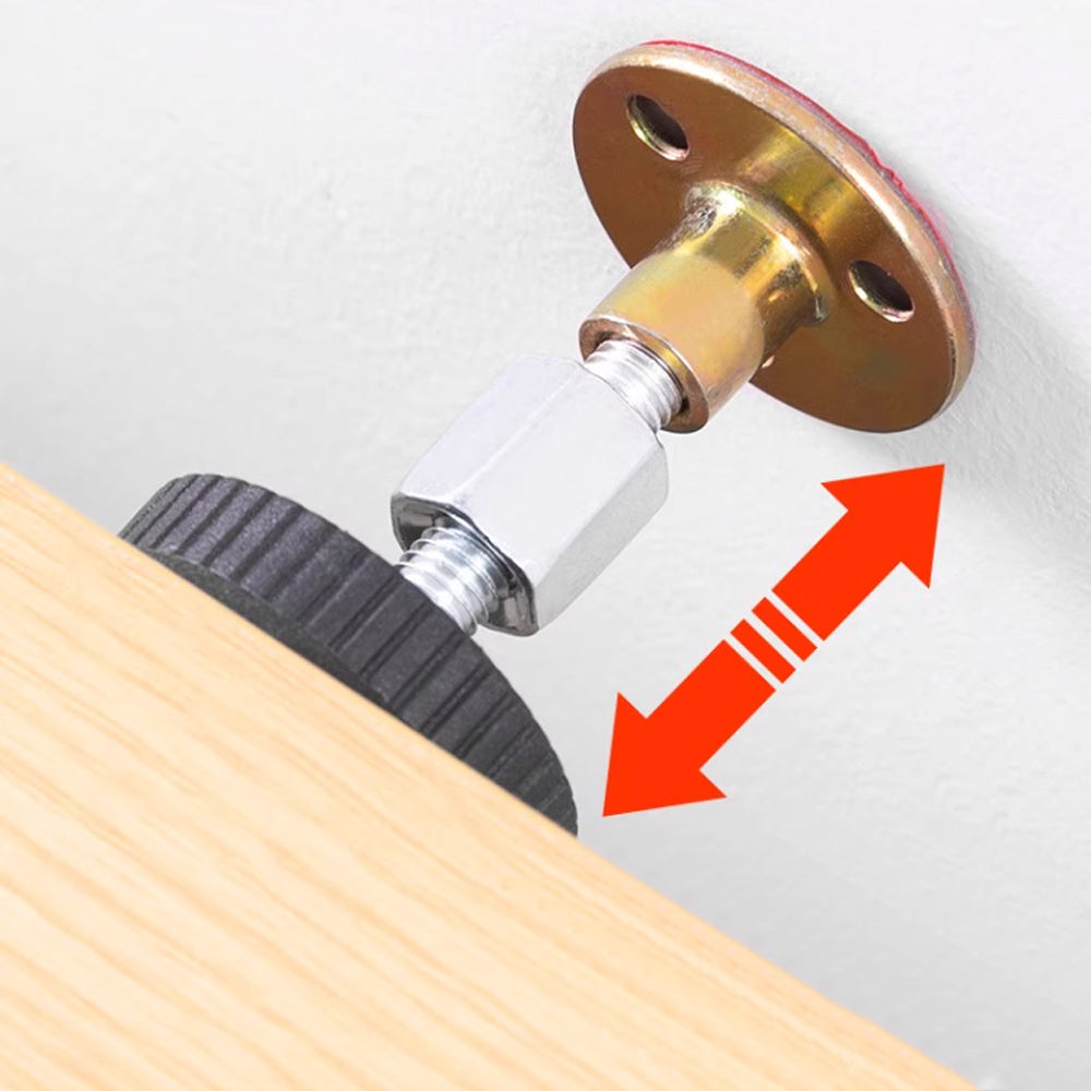 4Pcs Adjustable Threaded Bed Frame Anti-Shake Tools Headboard Stoppers