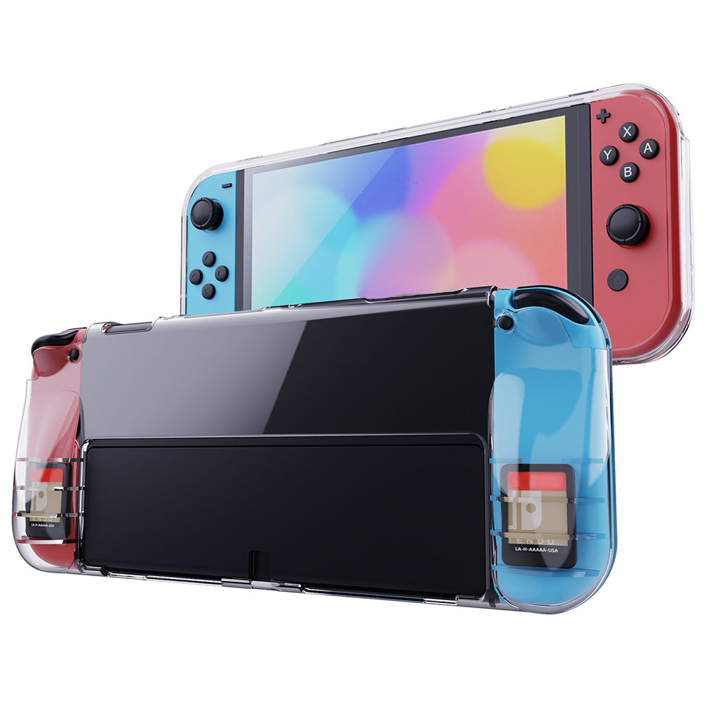 Clear Protective Case for Nintendo Switch OLED 1 2 with Card Slot