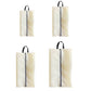 4Pcs Water-Resistant Travel Shoe Storage Bags