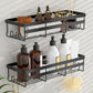 2Pcs Bathroom Shower Organizer Rack Storage Shelf Basket