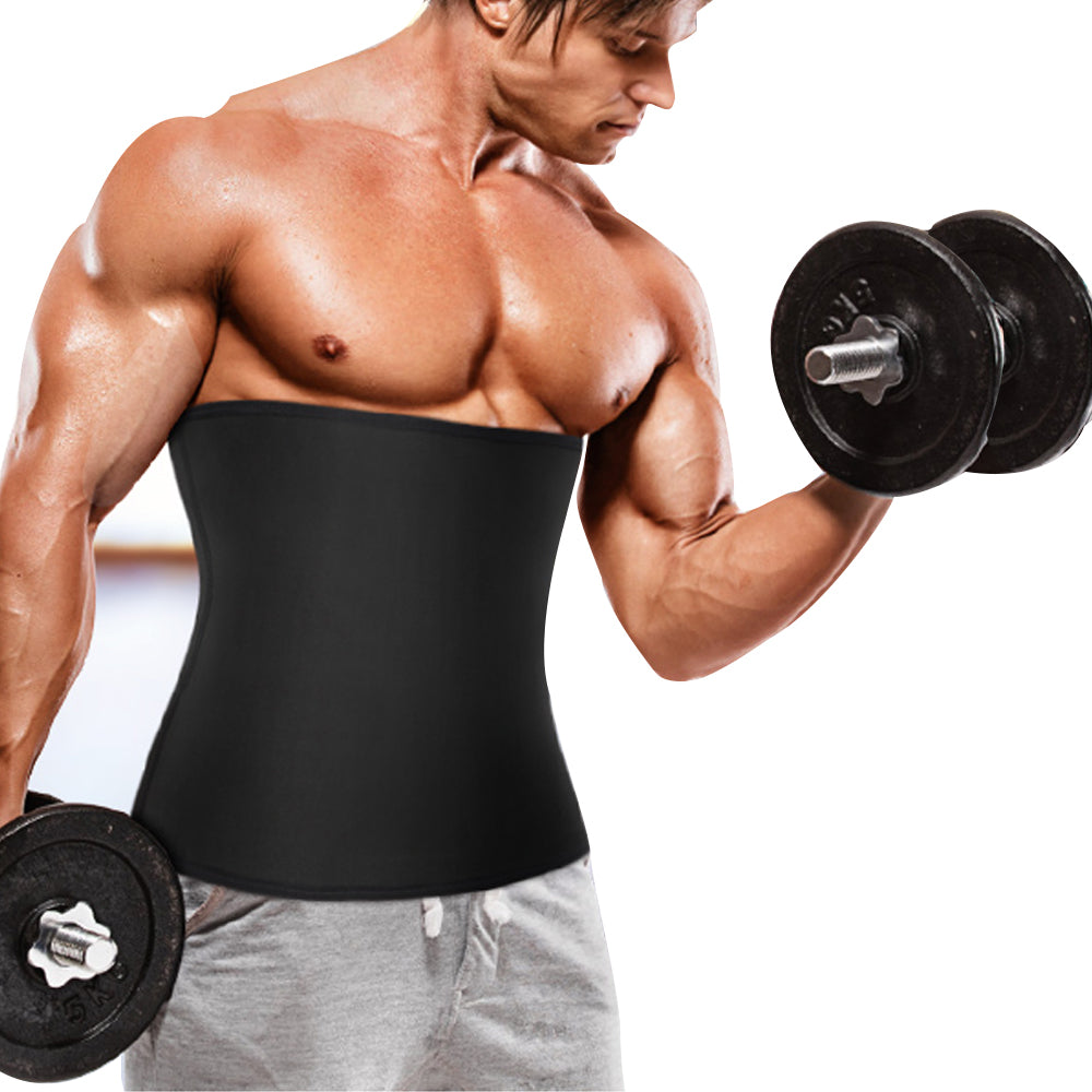 2Pcs Waist Training Sweat Belt Slimming Workout Shaper