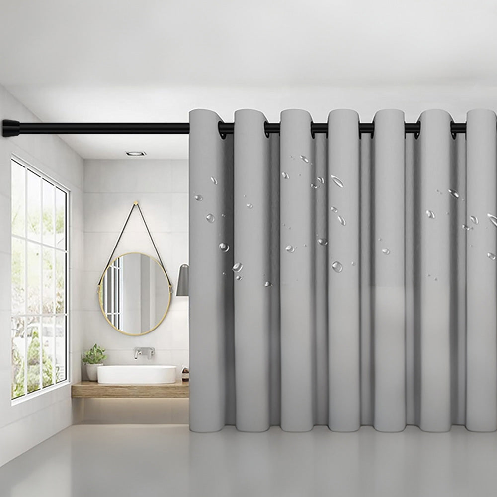 Rods for Window No Drilling Black Expandable Rods Adjustable Curtain Rod