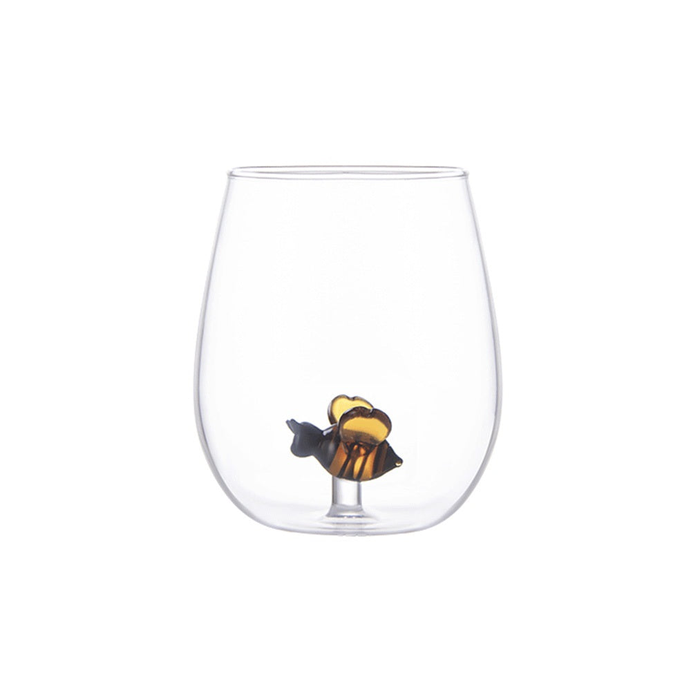 Creative Cartoon Three Dimensional Animal Glass Cup