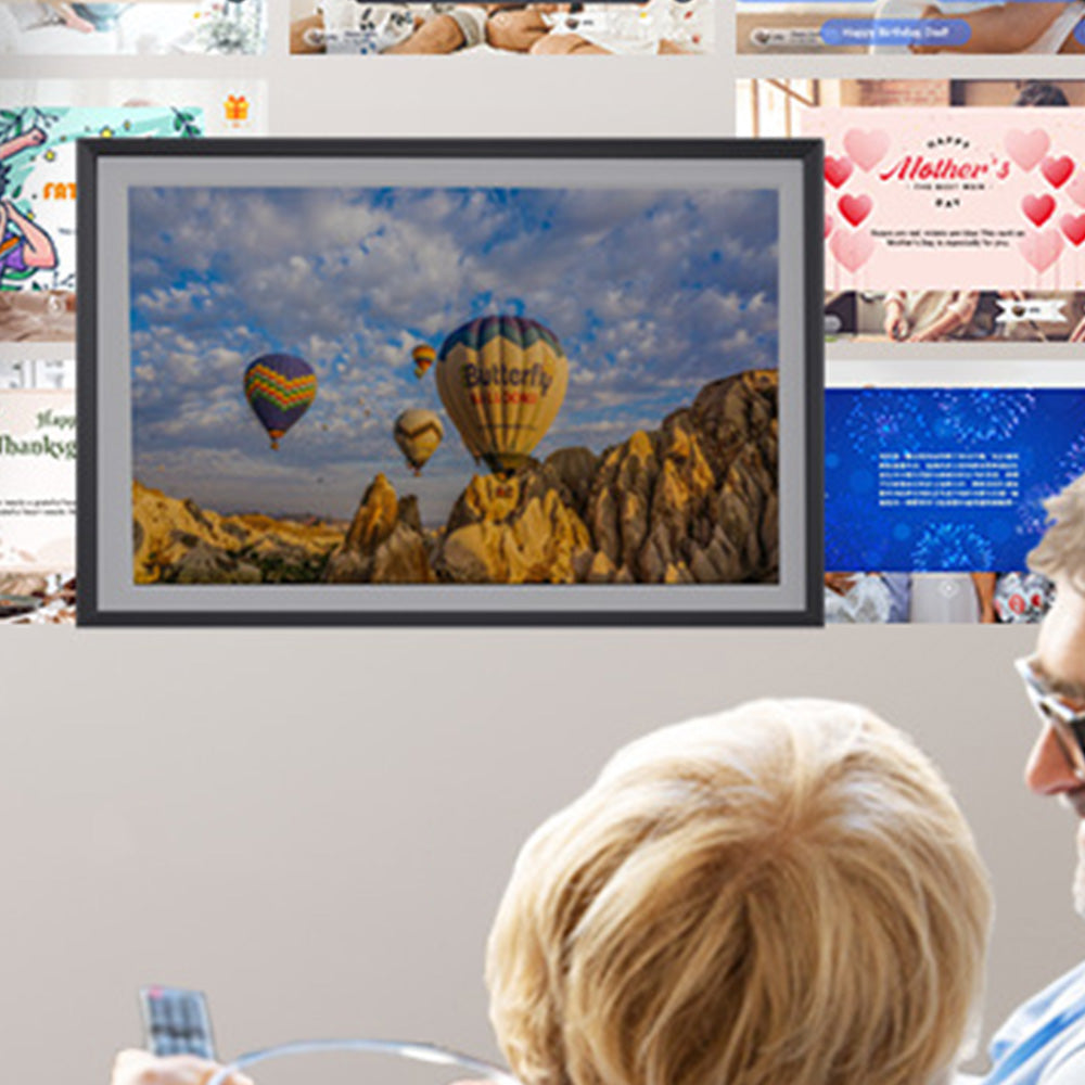 10.1 Inch Touchscreen Uhale Smart WiFi Digital Cloud Photo Frame with Mobile Photo Transfer