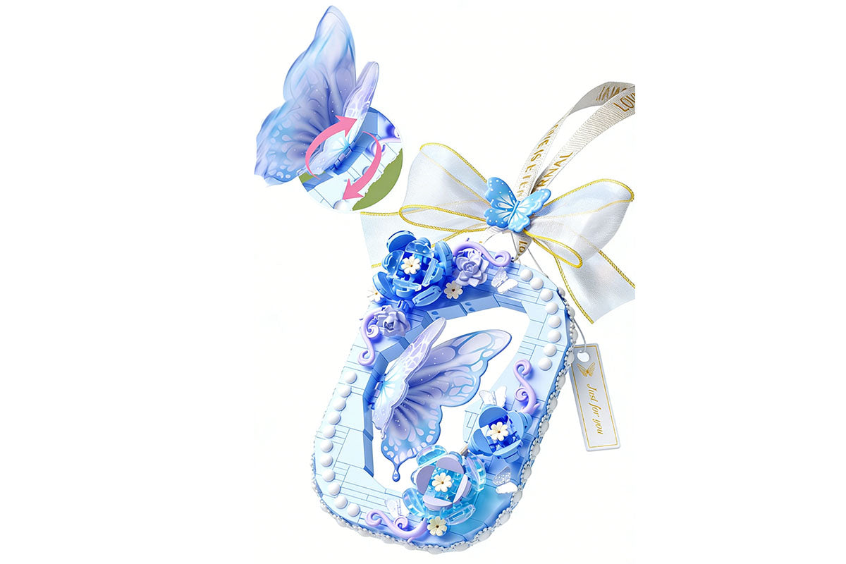 Butterfly Building Block Set DIY Building Bricks Toy Home Decor Hanging Ornament