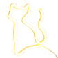 LED Cat Rainbow Neon Sign Lights Bedside Night Light Lamp Bedroom Wall Decoration