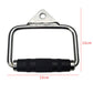 Single D Stirrup Handle with Rubber Grips for Cable Exercise Equipment