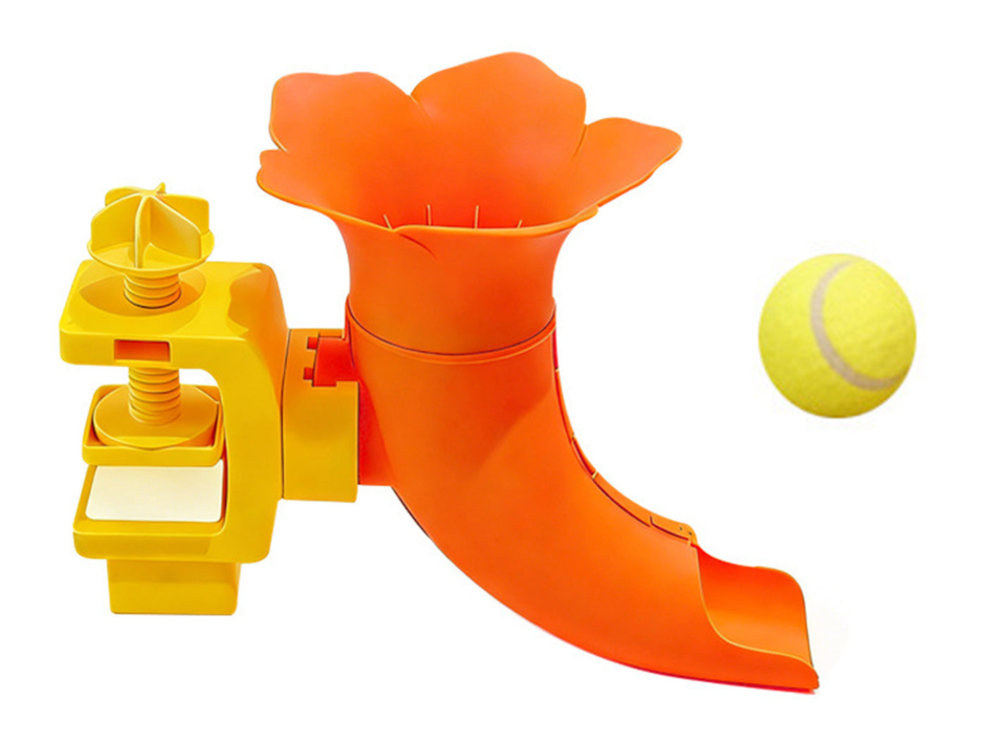 Interactive Dog Ball Launcher with Table Clamp Dog Training Toy for Indoor Fetch Games