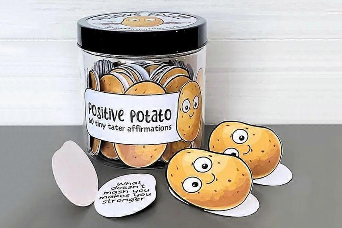 60PCS Positive Pickles Affirmation Cards Jar Motivational Gift for Women and Teens