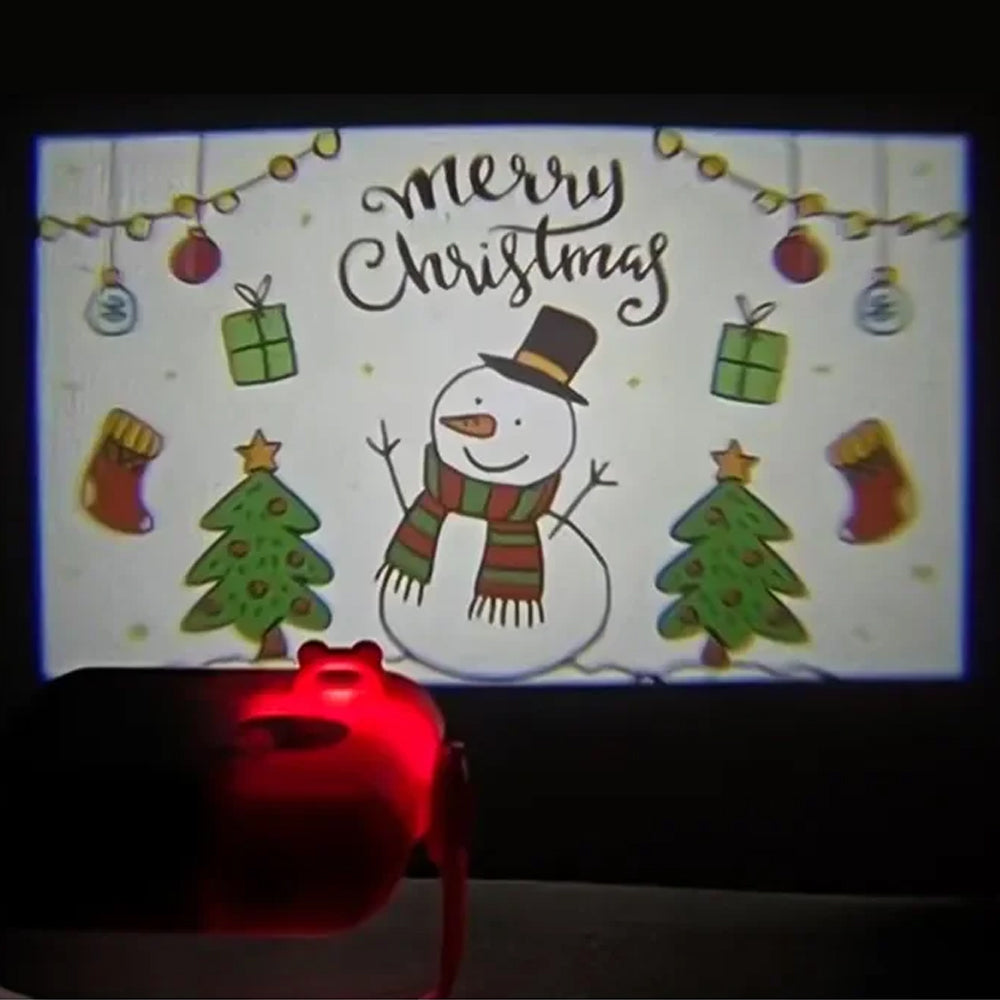 Christmas Theme Projector with 5 Card