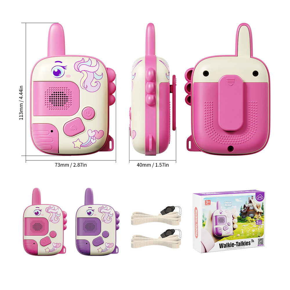 2Pcs Kids Walkie Talkies Toys Two-Way Radio Kids Rescue Talkies