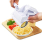 2Pcs Stainless Steel 3 in1 Rotary Handheld Cheese Cutter