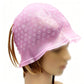 Reusable Silicone Hair Highlighting Cap with Stainless Steel Hook