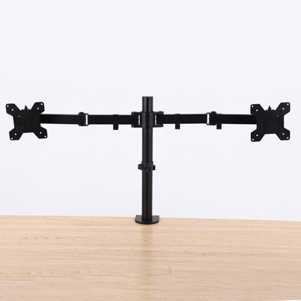 Arm Desk Mount Dual TV Screen Monitor Holder Bracket