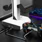 RGB Game Controller Holder Desktop Headset Stand With 9 Light Modes
