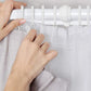 48 Pack PVC Curtain Track Rollers Side Glide Pulleys for Curtain Tracks