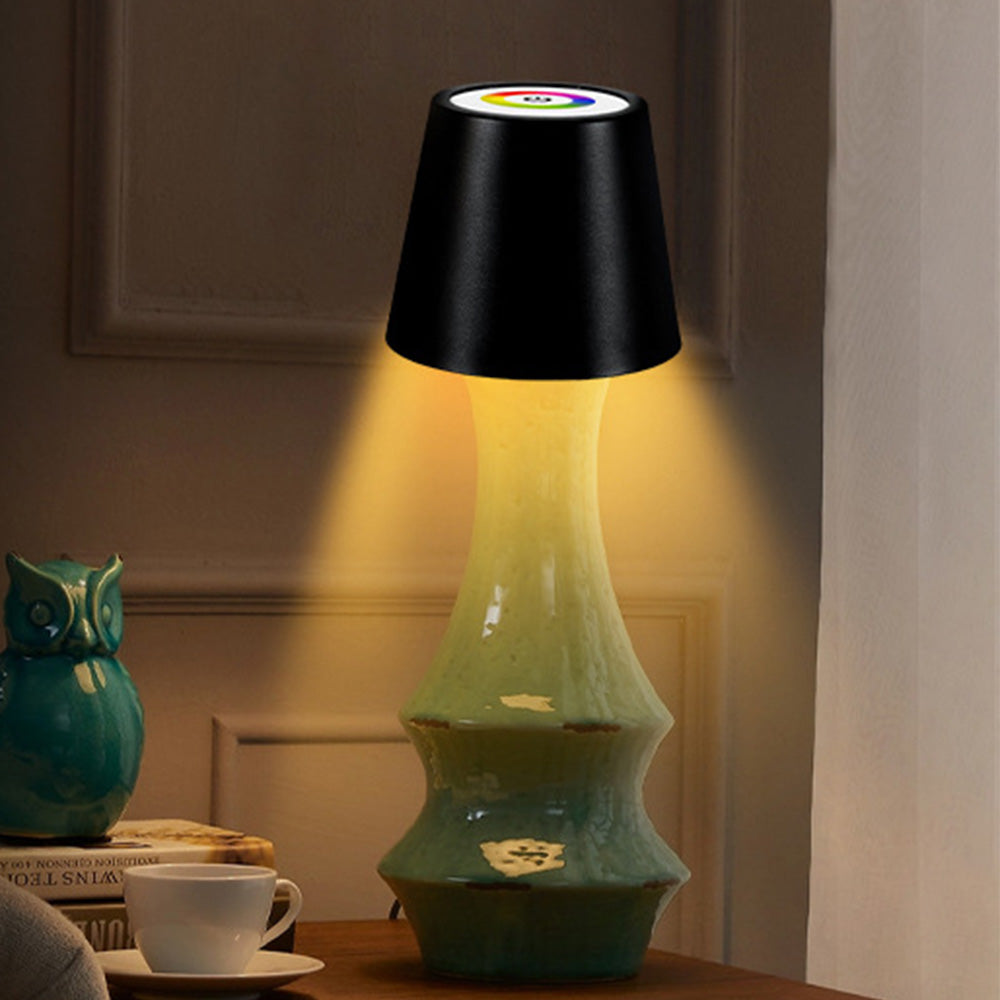 3 Colors Stepless Dimming Wine Bottle Lamp USB Charging LED Wine Bottle Lamp