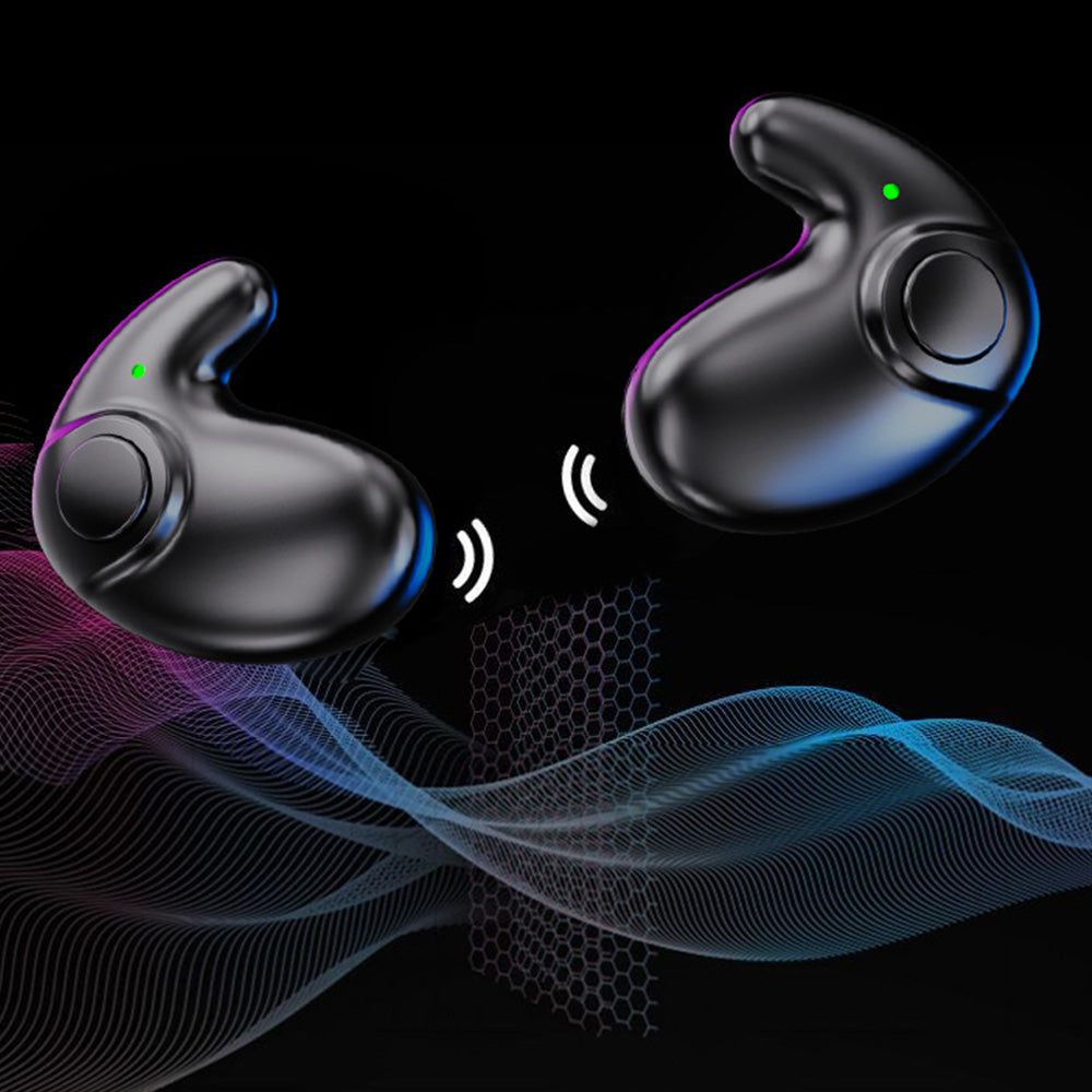 Side Sleeping Earbuds Bluetooth Earphones ENC Noise Cancelling Mic for Running