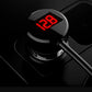3 Way 12V Car Cigarette Lighter Splitter Dual USB Charger Digital Display