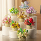 8PCS Flower Building Blocks Set Mini Potted Plants and Succulents Toys
