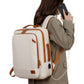 Expandable 26L Commuter Backpack - Water-Resistant Laptop Bag with USB Port
