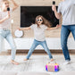 Mini Karaoke Machine Portable Bluetooth Speaker with 2 Wireless Microphones