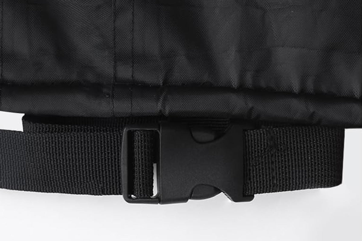 Waterproof Anti-UV Outdoor Furniture Dust Cover with Drawstring and Buckles