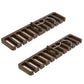 2Pcs Belt and Tie Hanger for Closet Organizer with 20 Hooks