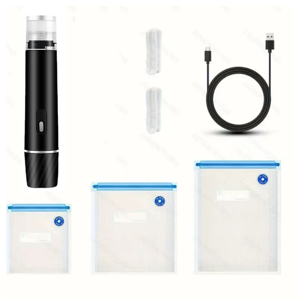 Handheld Vacuum Sealer with 30 Reusable Bags Portable Type C Charging