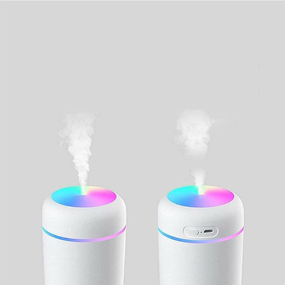 Car Air Purifier USB Diffuser Mist Humidifier with Led Night Light