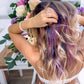 18 Colors Rainbow Hair Extensions Braiding Kit Styling Set