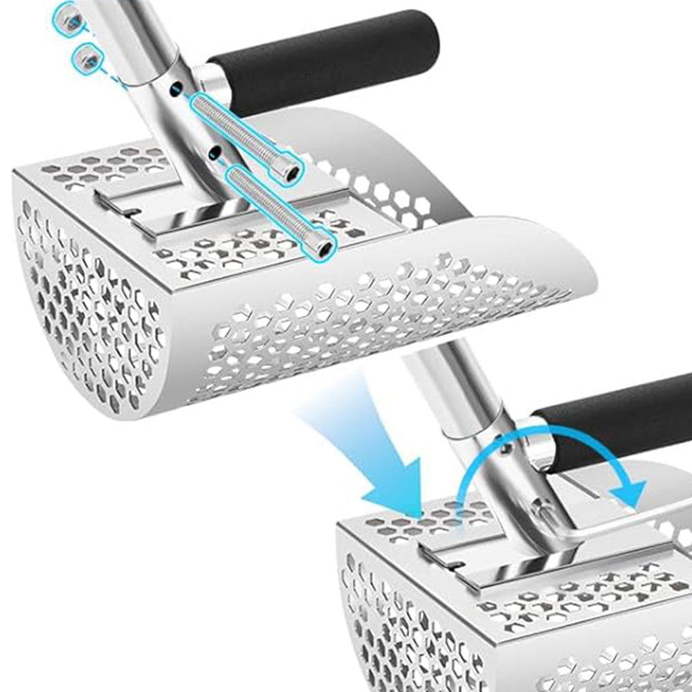 Sand Scoop with Shovel for Metal Detecting Metal Detector at Beach
