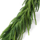 Christmas Norfolk Pine Garland Rattan Greenery Garland for Home Fireplace Decor