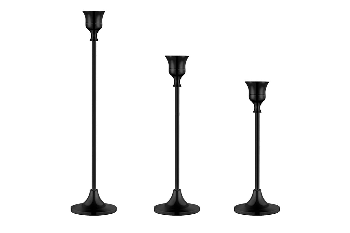 6PCS Vintage Candlestick Holders Set for Wedding Dinner Party Home Decoration
