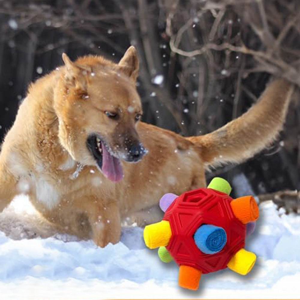 Dog Snuffle Ball Slow Feeder Puzzle Toy for Treats