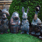 4Pcs Resin Animals Garden Statues