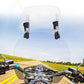 Universal Motorcycle Windshield Extension Adjustable Clip On Windscreen Deflector