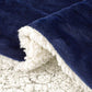 Reversible Plush Faux Mink Sherpa Lambswool Blanket