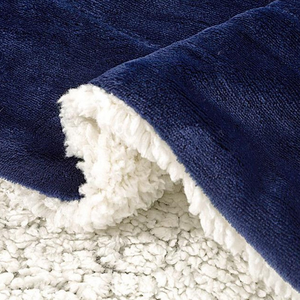 Reversible Plush Faux Mink Sherpa Lambswool Blanket