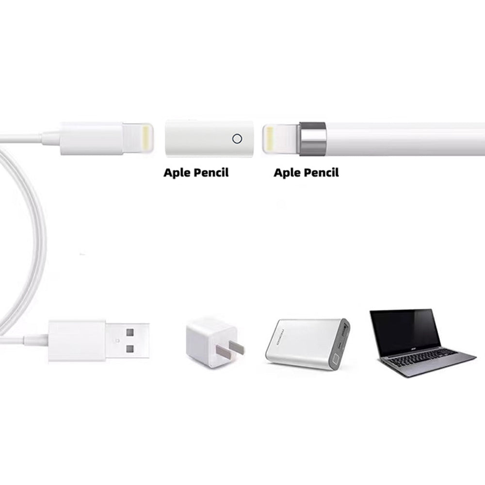 Charging Adapter Replacement Cap Anti-loss Rope Replacement Tip for Apple Pencil