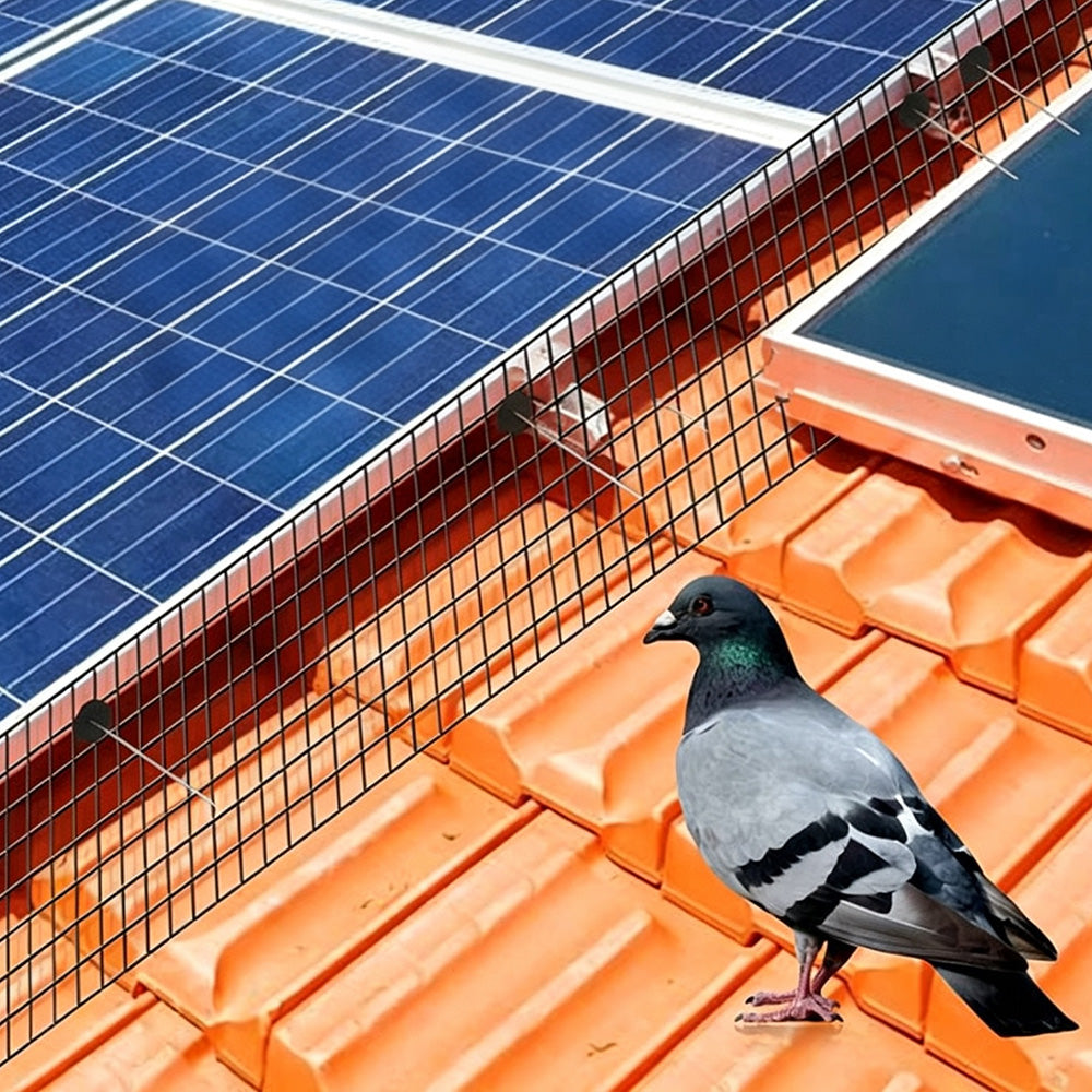 PVC Coated Wire Mesh Bird and Rodent Barrier for Solar Panels