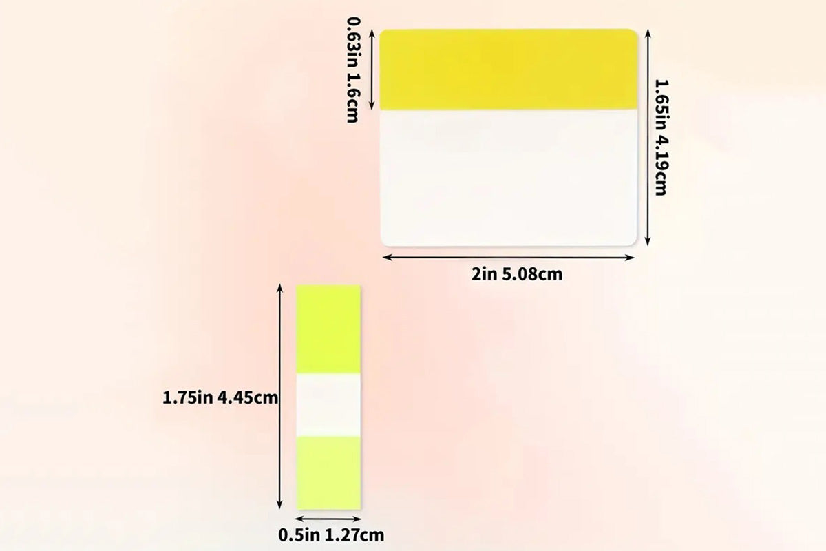 Colored Sticky Index Tabs Page Markers for Books Binders and Notebooks