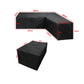 2Pcs Waterproof L-Shape Outdoor Furniture Cover Set