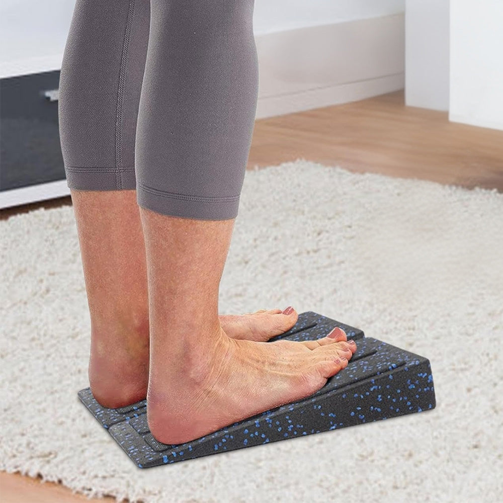Wedge Stretch Slant Squat Board Slanting Yoga Block Exercise Gym Fitness
