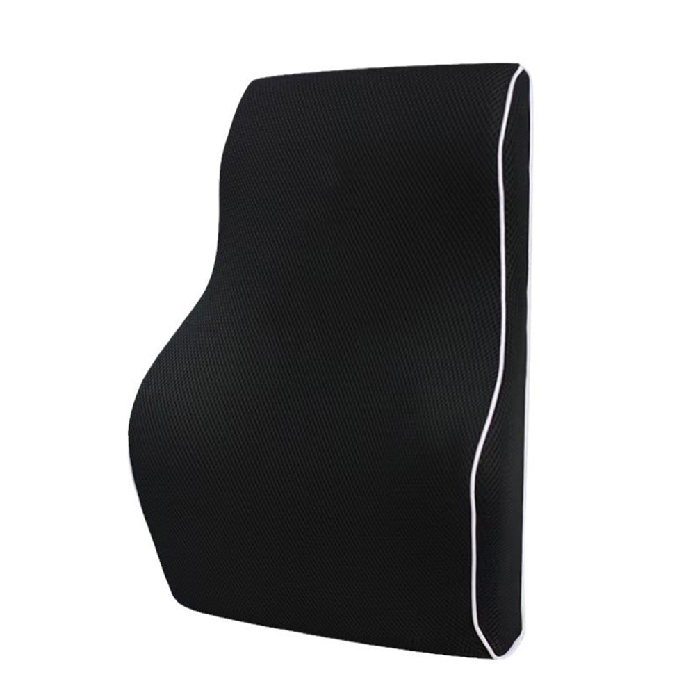 Ergonomic Lumbar Back Support Cushion Memory Foam Backrest with Adjustable Strap