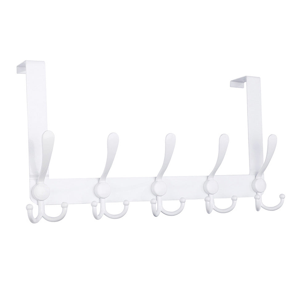 Stainless Steel Over The Door Hooks Durable Door Hangers for Kitchen Bathroom Bedroom