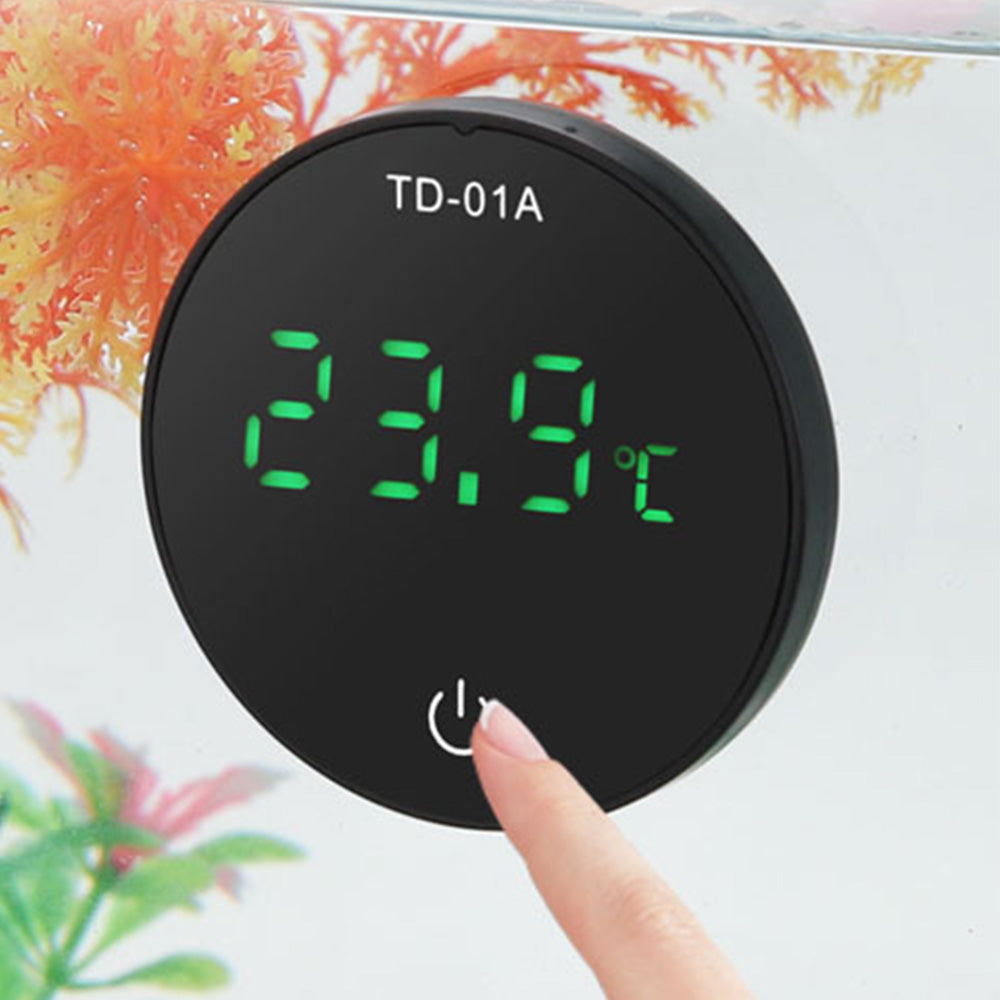 Fish Tank Digital Thermometer Aquarium Thermometer for Fish Axolotl Turtle Aquatic