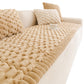 Non Slip Couch Cover Soft Wear Resistant Furniture Protector for Sofa Protection-Brown