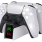 PS5 Controller Charging Station Dual Fast Charge Dock with LED Indicator